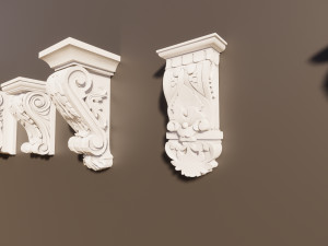 roman revit family elements 3D Model