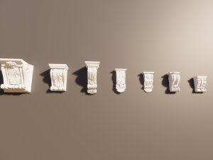 roman revit family elements 3D Model