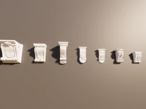 roman revit family elements 3D Model