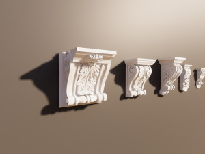 roman revit family elements 3D Model