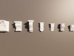 roman revit family elements 3D Model