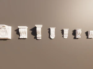 roman revit family elements 3D Model