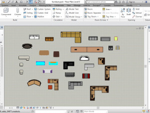 sofa revit family collection 3D Model
