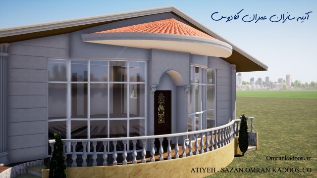 villa home luxury design exteriors 3D 모델 .c4d .max .obj .3ds .fbx .stl .blend 