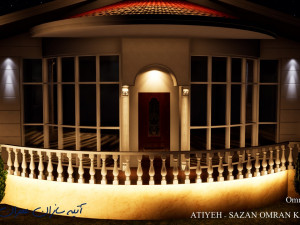 villa home luxury design exteriors 3D 모델