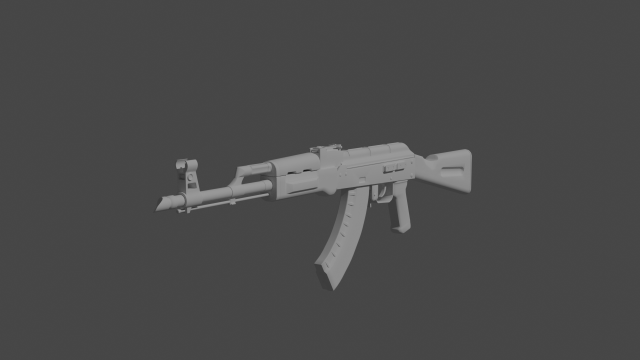 akm - unfinished project 3D 모델 .c4d .max .obj .3ds .fbx .stl .blend 