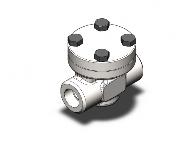 check valve 3d printable model 3D 프린트 모델 .c4d .max .obj .3ds .fbx .stl .blend 