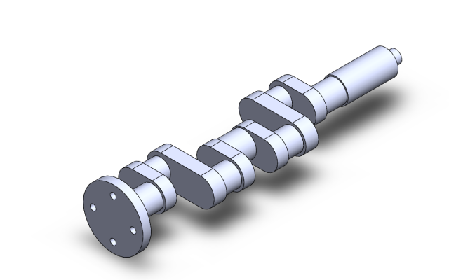 crank shaft 3d printable model Modelo de impresión 3D .c4d .max .obj .3ds .fbx .stl .blend 