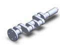 Crank shaft 3D printable model 3D-Modell