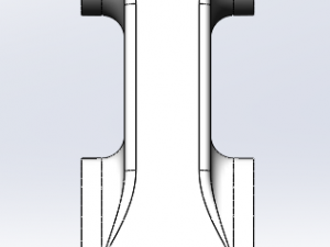 shaft arm 3d printable model 3Dプリントモデル