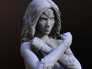 wonder woman Modello di stampa 3D