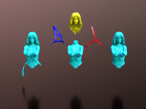 wonder woman Modello di stampa 3D