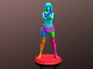 wonder woman Modello di stampa 3D