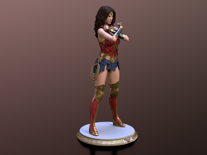 wonder woman Modello di stampa 3D