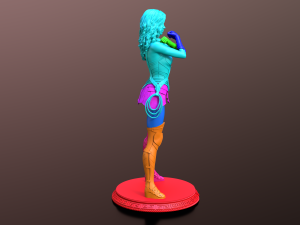 wonder woman Modello di stampa 3D