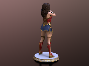 wonder woman Modello di stampa 3D