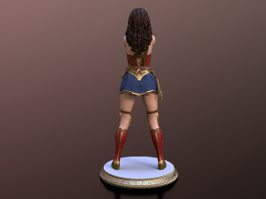 wonder woman Modello di stampa 3D