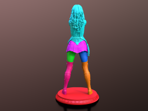 wonder woman Modello di stampa 3D