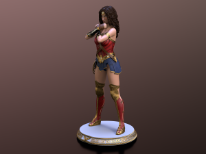 wonder woman Modello di stampa 3D