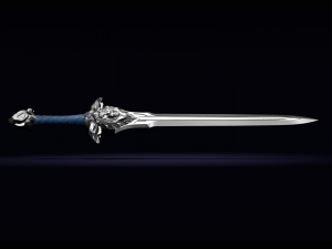 royal guard sword from warcraft movie 3D 模型