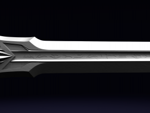 royal guard sword from warcraft movie 3D 模型