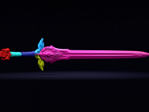 royal guard sword from warcraft movie 3D 模型