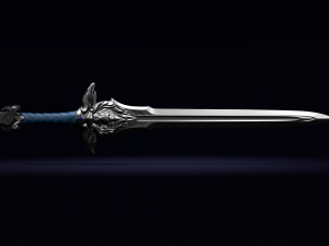 royal guard sword from warcraft movie 3D 模型