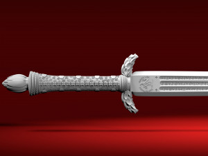 sword of athena - wonder woman Modèles 3D en vedette