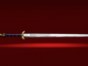 sword of athena - wonder woman Modèles 3D en vedette