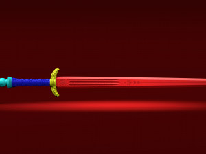 sword of athena - wonder woman Modèles 3D en vedette