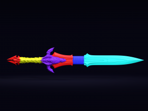 lothar s sword from warcraft movie Model Cetak 3D