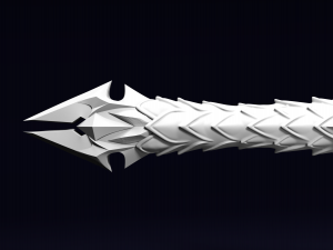 lothar s sword from warcraft movie Model Cetak 3D