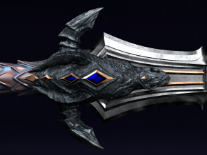 lothar s sword from warcraft movie Model Cetak 3D