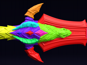 lothar s sword from warcraft movie Model Cetak 3D