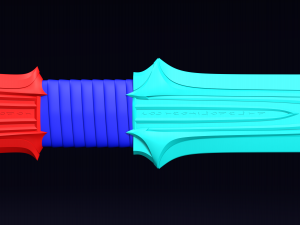 lothar s sword from warcraft movie Model Cetak 3D