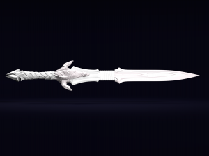 lothar s sword from warcraft movie Model Cetak 3D