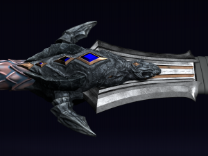 lothar s sword from warcraft movie Model Cetak 3D