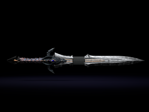 lothar s sword from warcraft movie Model Cetak 3D