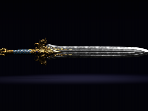 the sword of king llane from warcraft movie Model do druku 3D