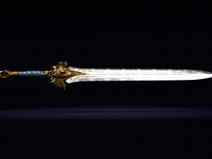 the sword of king llane from warcraft movie Model do druku 3D