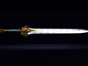the sword of king llane from warcraft movie 3D Print Model