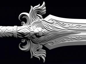 the sword of king llane from warcraft movie 3D Print Model