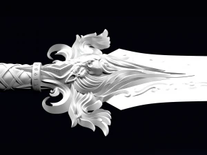 the sword of king llane from warcraft movie 3D Print Model
