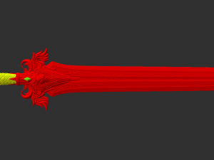 the sword of king llane from warcraft movie Model do druku 3D