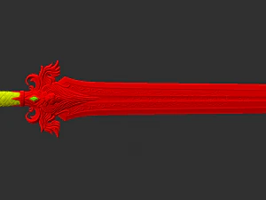 the sword of king llane from warcraft movie 3D Print Model