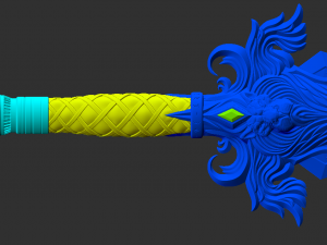 the sword of king llane from warcraft movie Model do druku 3D