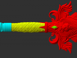 the sword of king llane from warcraft movie Model do druku 3D