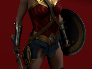 wonder woman justice league 3D Принт Модель