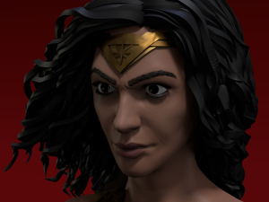 wonder woman justice league 3D Принт Модель