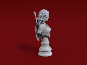 wonder woman justice leauge bust Modello di stampa 3D